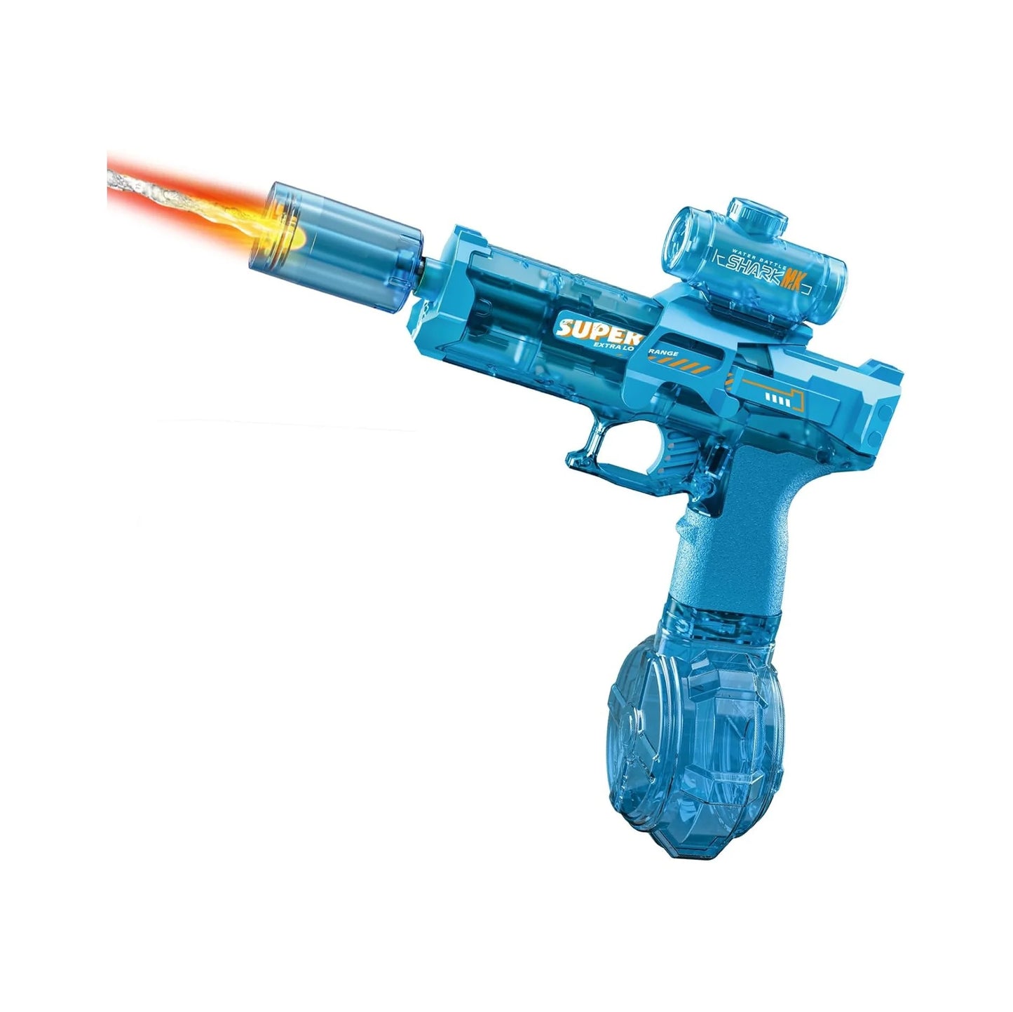 Electric Water Gun for Adults and Kids - Automatic LED Light Squirt Gun with Long Range, Ideal for Summer Outdoor Pool Parties and Gifts for Boys and Girls