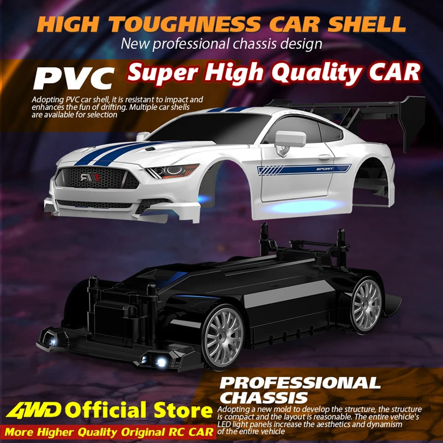 Experience Thrilling Races with the RC Drift Car GTRPRO AE86PRO - Perfect Remote Control Toy for Kids and Adults!