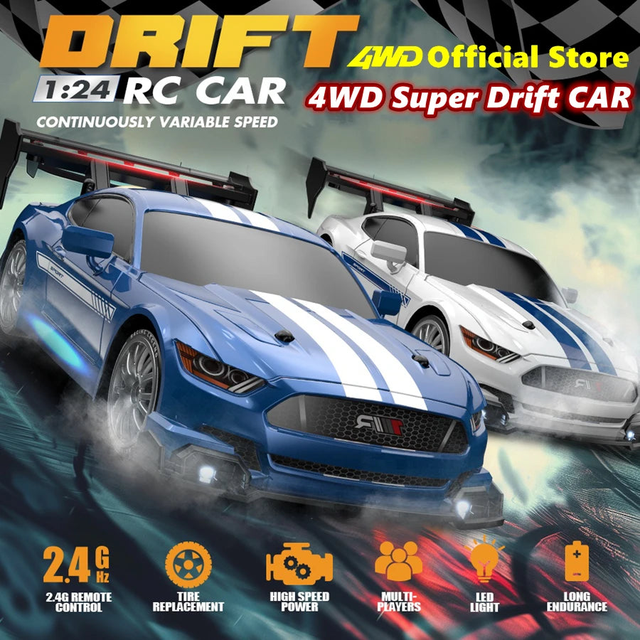 Experience Thrilling Races with the RC Drift Car GTRPRO AE86PRO - Perfect Remote Control Toy for Kids and Adults!